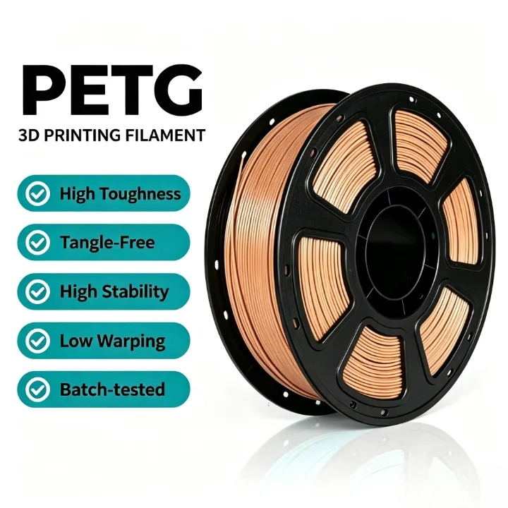 Batch-tested PETG Filament 1.75mm – 1kg Impact-Resistant