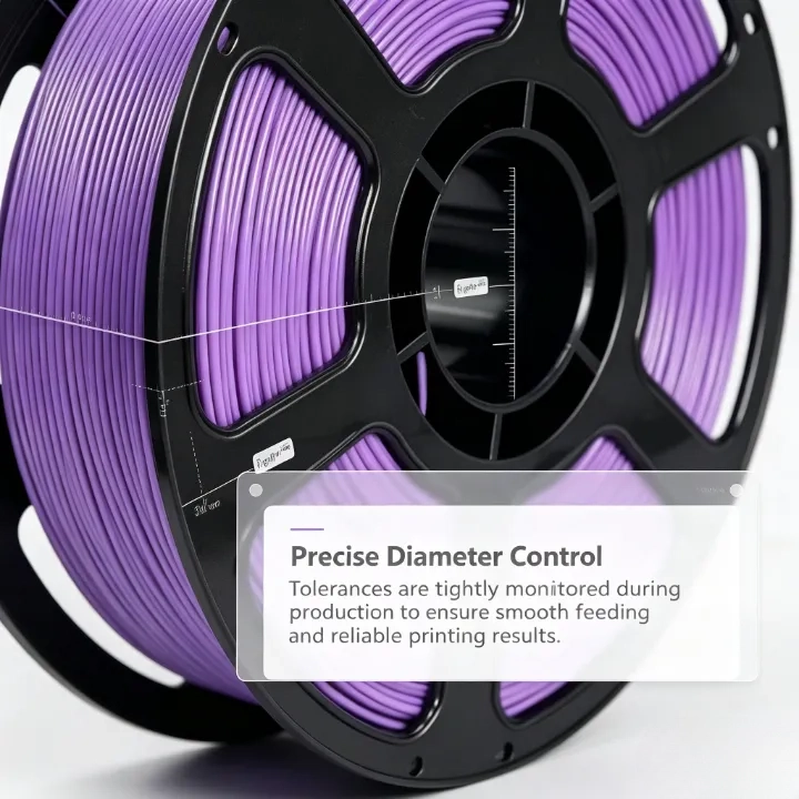 Batch-tested Purple PETG Filament 1.75mm – 1kg Impact-Resistant - Image 2