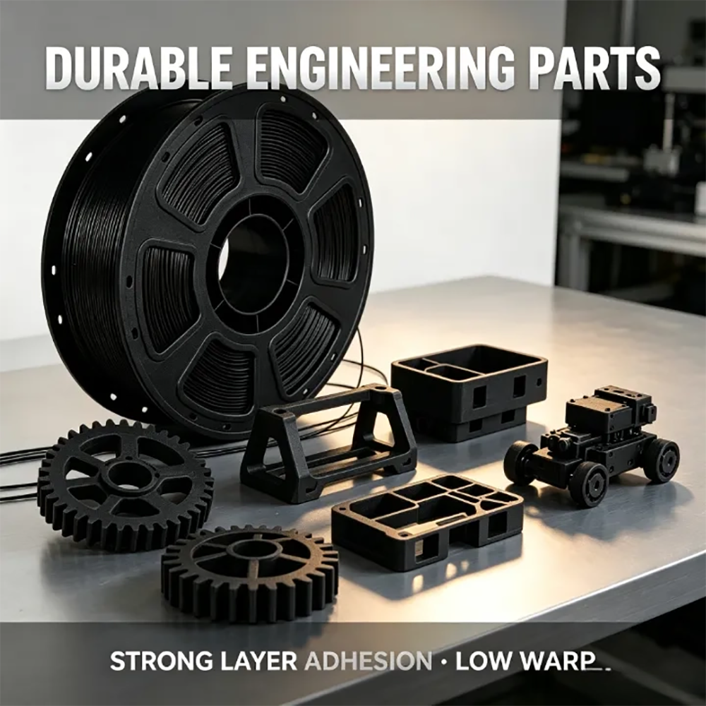 Black PLA Filament 1.75mm – 1kg - Image 4