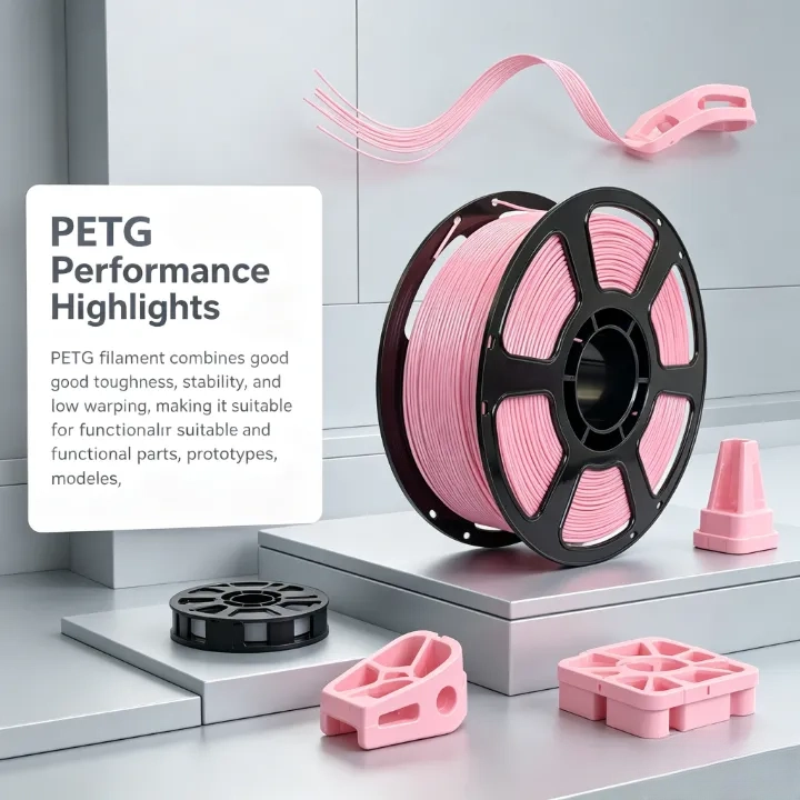 Batch-tested Pink PETG Filament 1.75mm – 1kg Impact-Resistant - Image 4