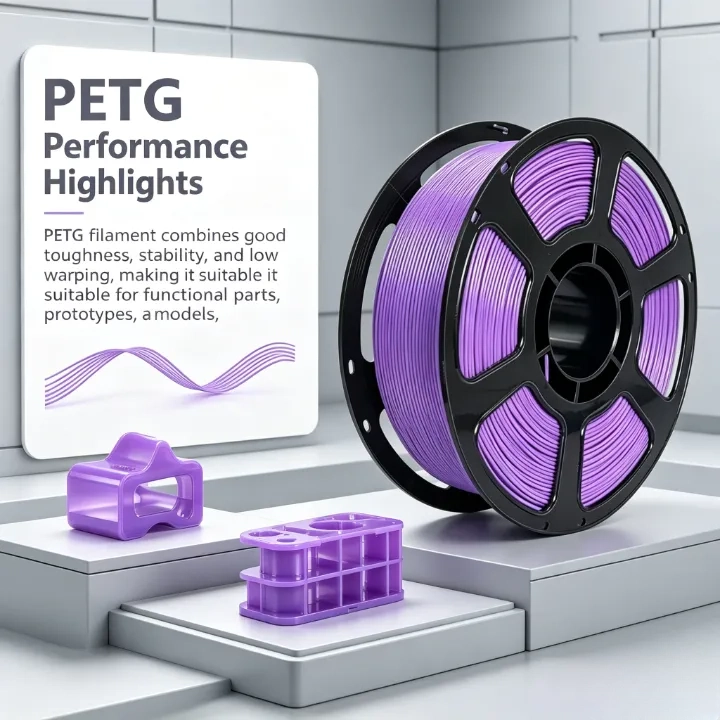Batch-tested Purple PETG Filament 1.75mm – 1kg Impact-Resistant - Image 4
