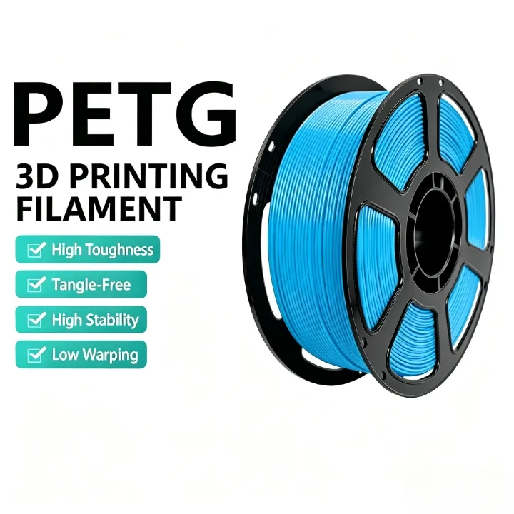 Batch-tested Blue PETG Filament 1.75mm – 1kg Impact-Resistant