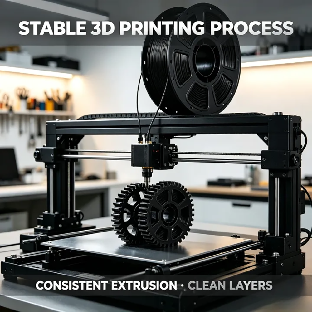Black PLA Filament 1.75mm – 1kg - Image 5