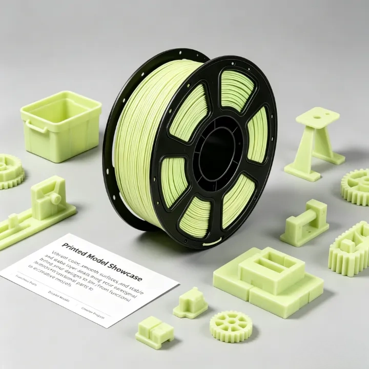 Light Yellow PLA+ Filament 1.75mm – 1kg Impact-Resistant - Image 5