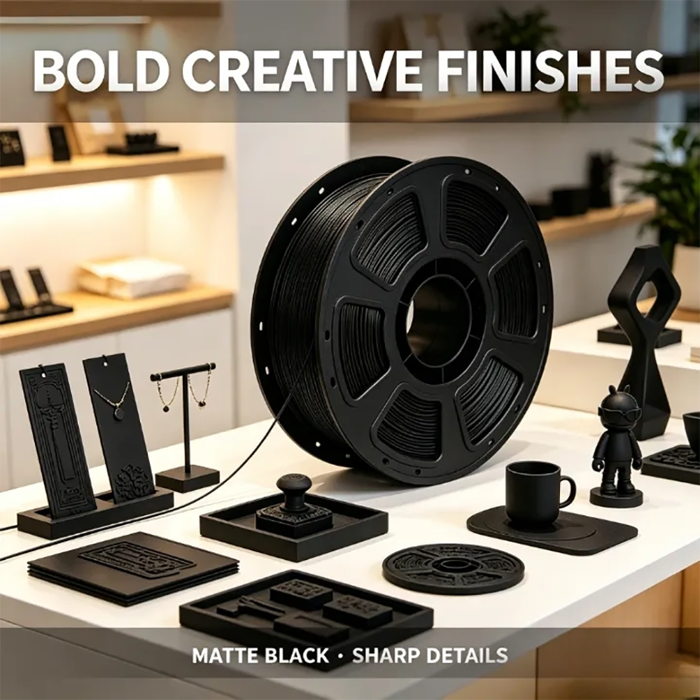 Black PLA Filament 1.75mm – 1kg - Image 7