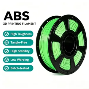 1kg spool of green ABS 3D printing filament