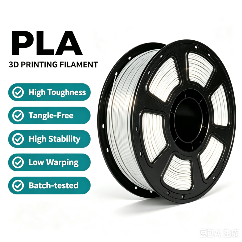 Porcelain White PLA Filament 1.75mm – 1kg
