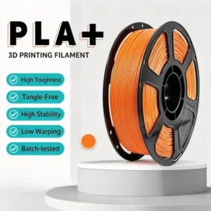 1kg spool of orange PLA+ 3D printing filament