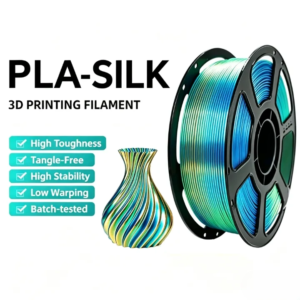 Blue-Green-Gold PLA Silk Dual Color Filament 1.75mm – 1kg